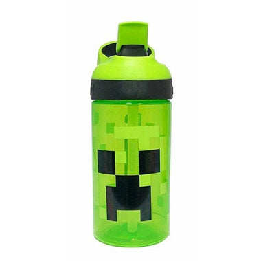 Minecraft Water Bottle GREEN OR RED Kids Mobs Torch Sports Travel Mug Flask  650ML