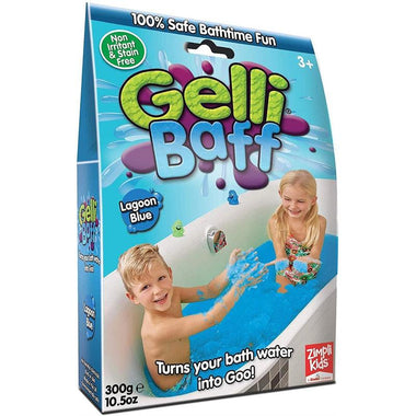 Slime Baff turns your bath water into a gooey, oozy bath of Slime! The Slime  is diluted into coloured water that can be safely drained away! 100%  SAFE,, By Zimpli Kids