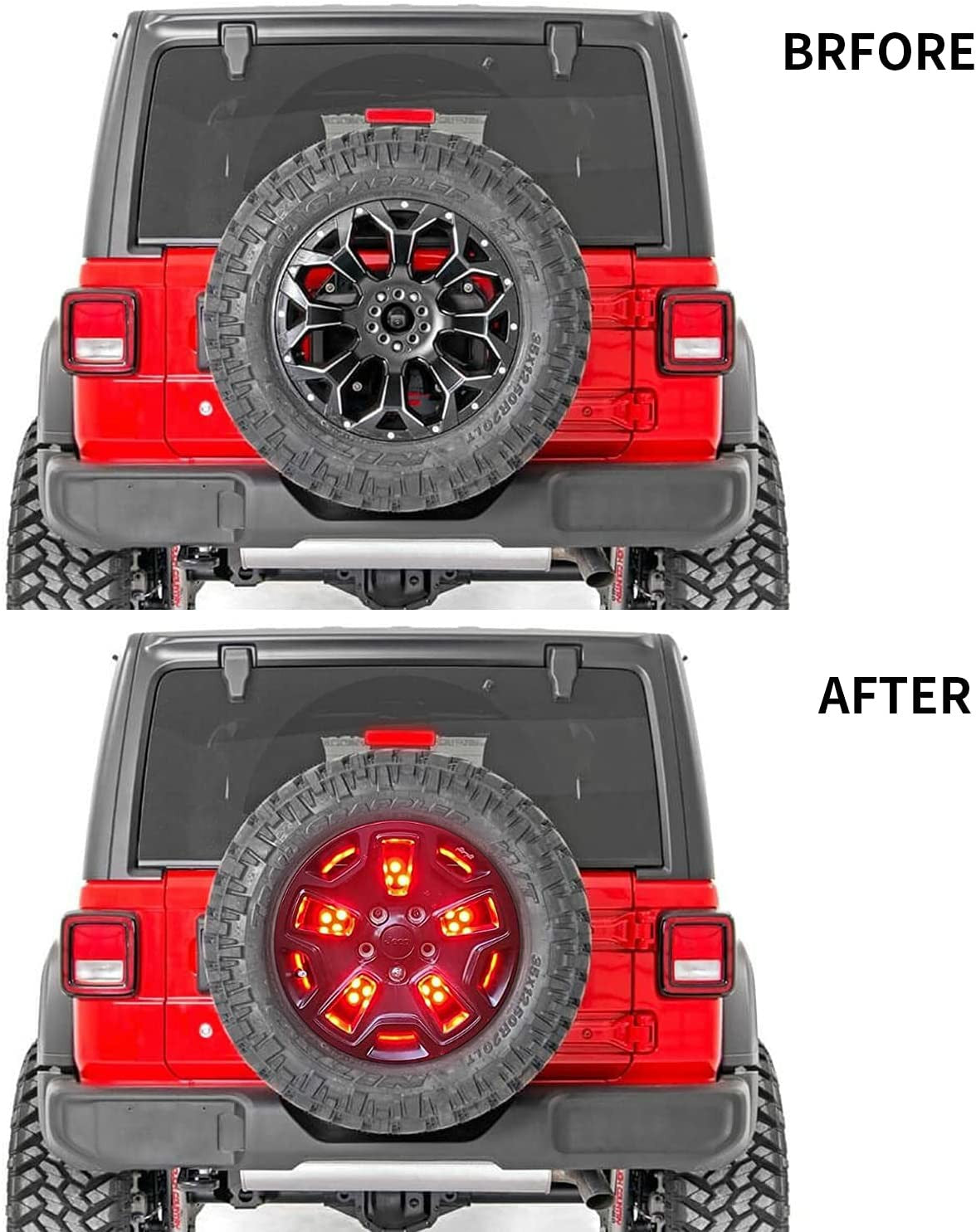 50pcs led for Jeep Spare Tire Brake Light fits 2007-2018 Jeep Wrangler JK