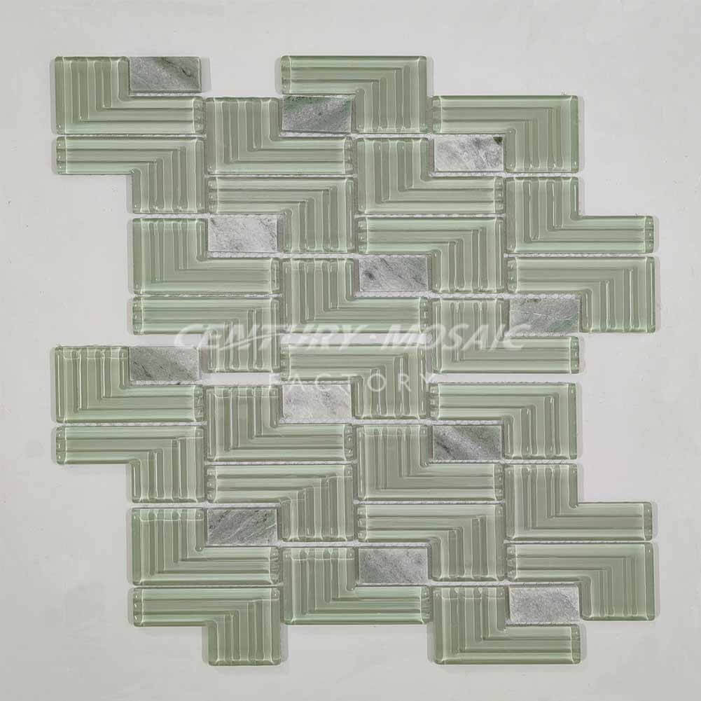 Glass Mix Marble Stone Mosaic Manufacturer