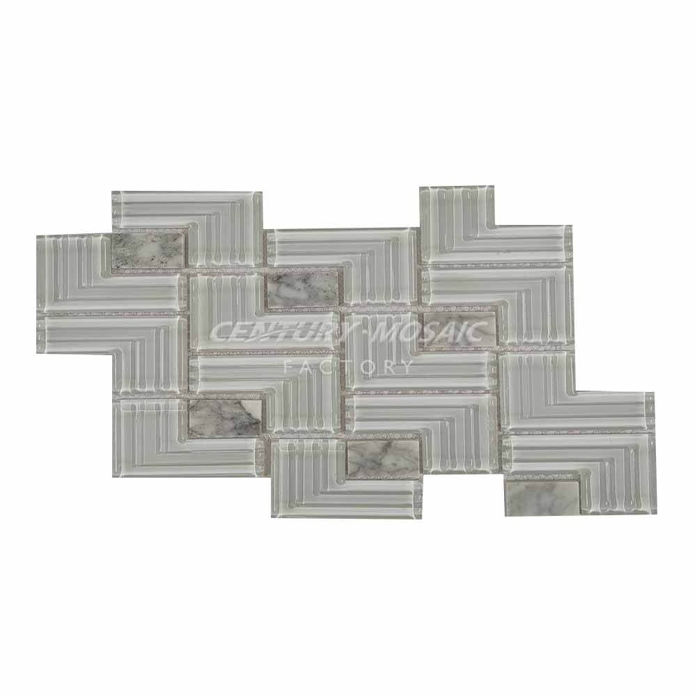 Glass Mix Marble Stone Mosaic Manufacturer