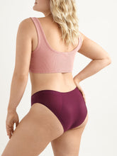 Load image into Gallery viewer, Imaara Feminine Period Underwear Inclusive Knickers. Product Meghna Mulberry
