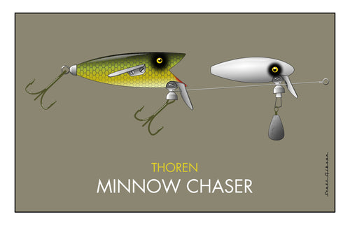 The Rhodes Minnow, Fishing Lure Art