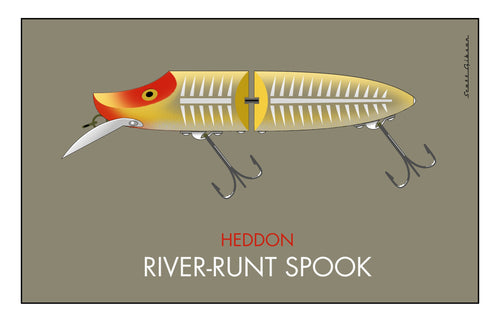 Heddon Spook 9100, Fishing Lure Art