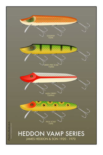 Classic Florida Fishing Lures, Fishing Lure Art