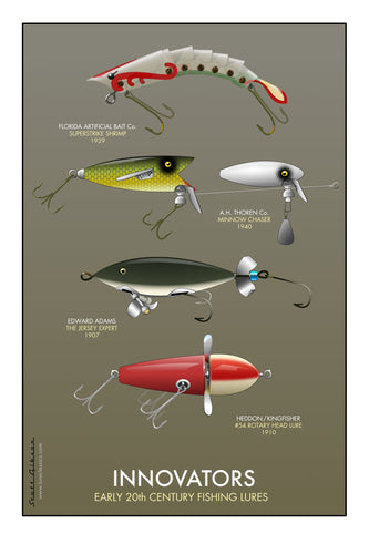 DAM Wobbler #1655, Fishing Lure Art