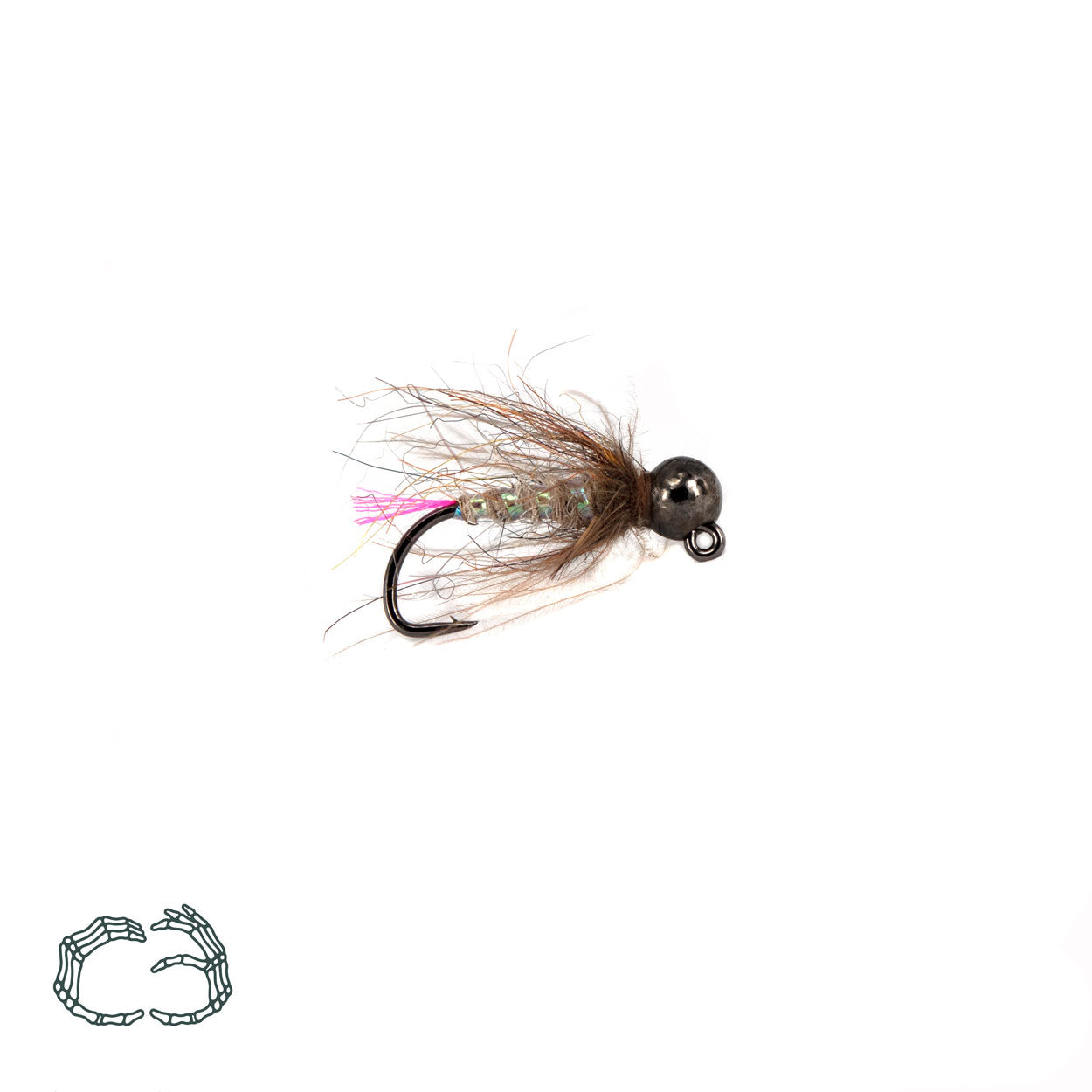 Black Tungsten Bead Tactical Hares Ear Czech Nymph Euro Nymphing Fly 
