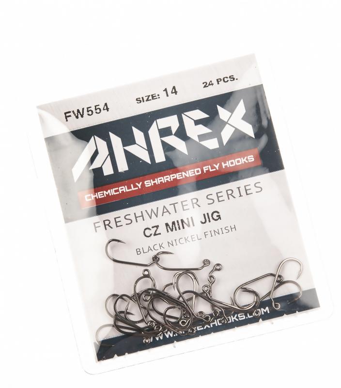 Ahrex Fw551 Mini Jig Barbless #6 Trout Fly Tying Hooks