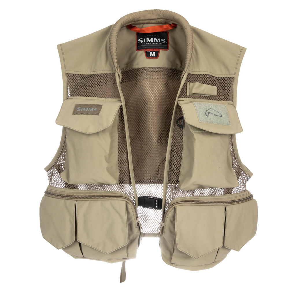 Simms Flyweight Pack Vest Tan L/XL - Taos Fly Shop