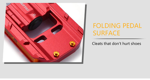 KOOTU foladable pedals  non-slip surface