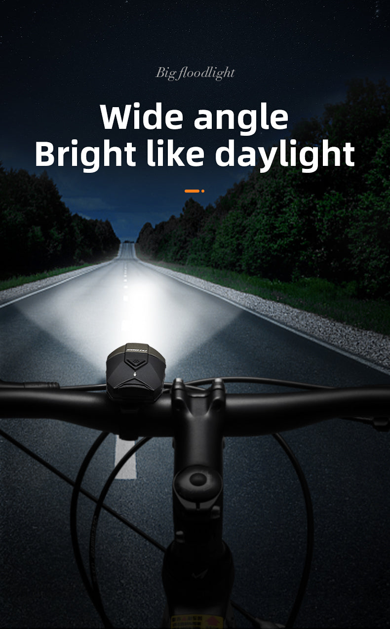 Bicycle helmet light with wide angle bright like daylight-KOOTU 