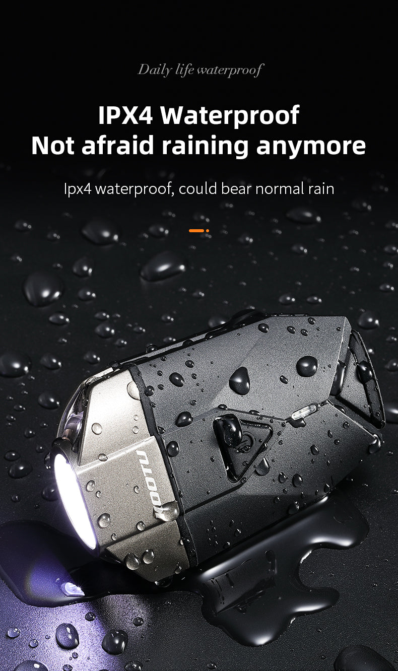 Waterproof bicycle helmet light-KOOTU