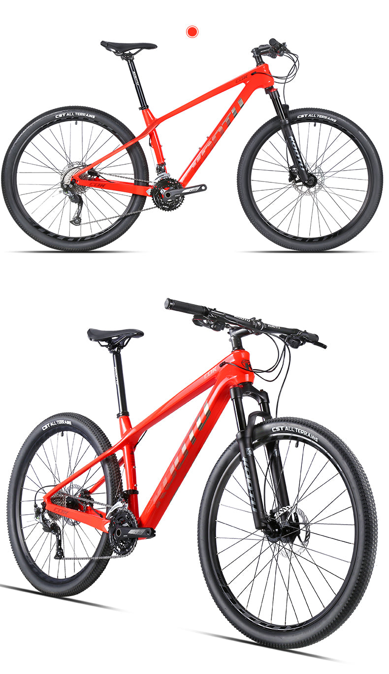 KOOTU DECK2.0 Carbon Mountainbike rote Farbe