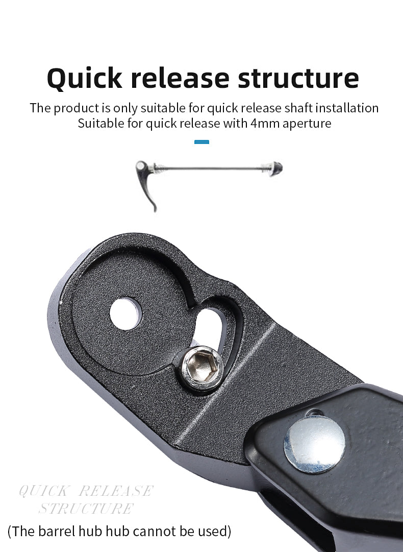 Bike kickstand with Quick release structure
