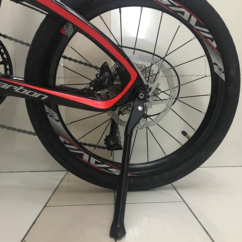 Bike kickstand for folding bike