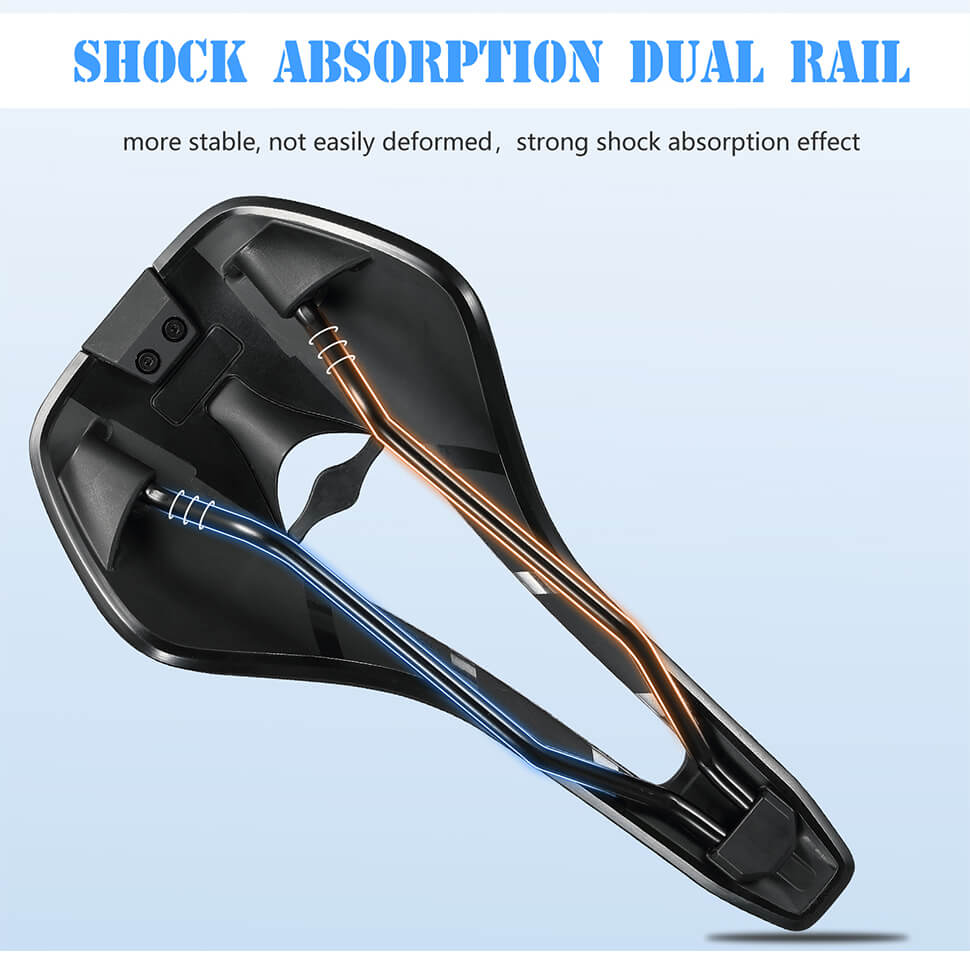 Shock absorption bicycle saddle-KOOTU