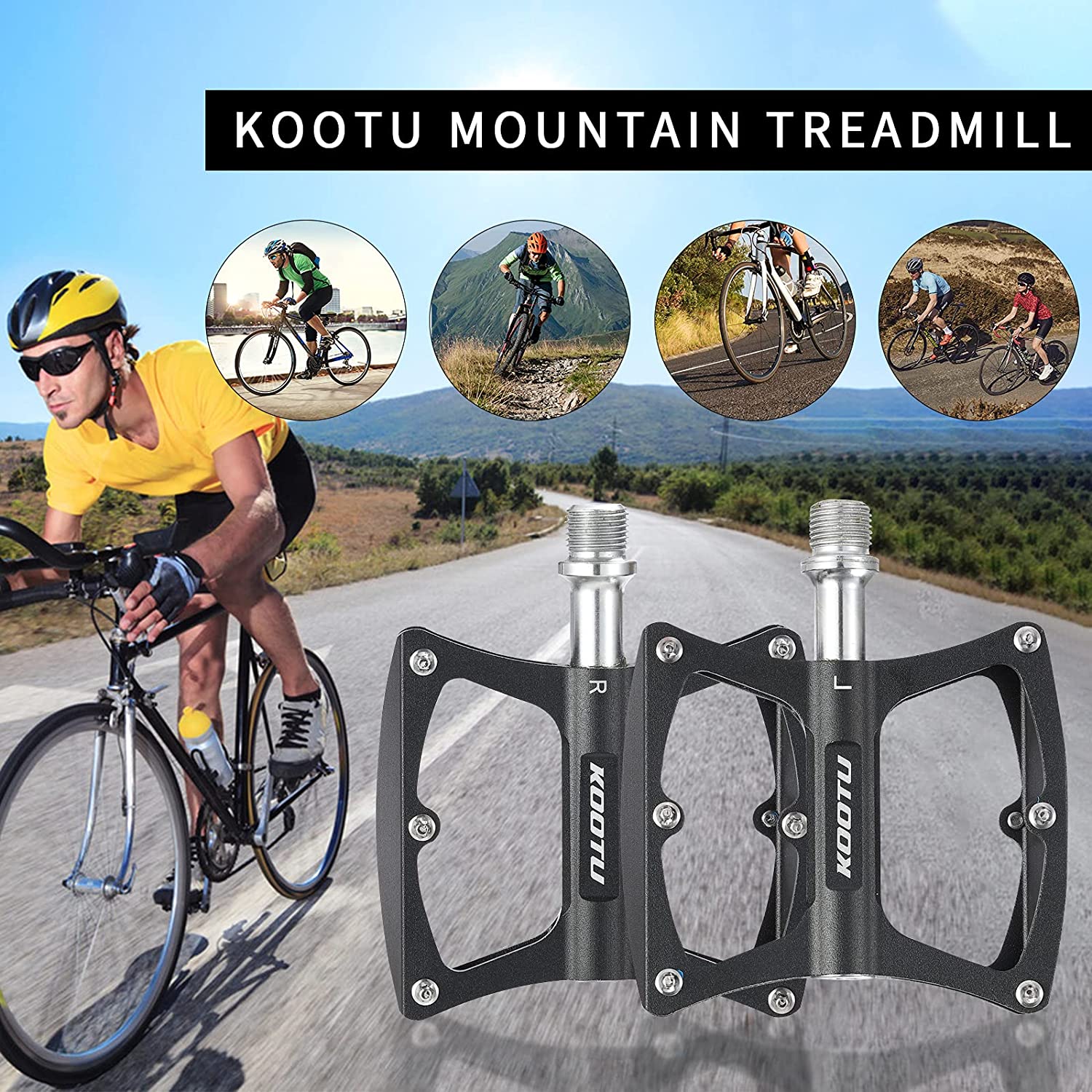 How to install kootu mountain bike pedals