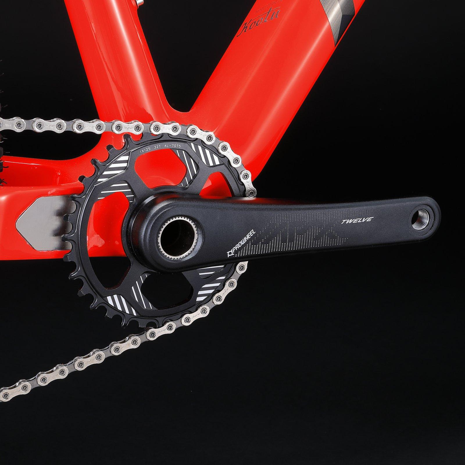 Hollow Integrated Crankset-Kootu Carbon-Mountainbike