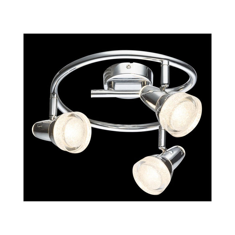 Chandelier Globo Lighting ALASKA metal LED 3 lamps – DECOVIX - Lighting Ideas