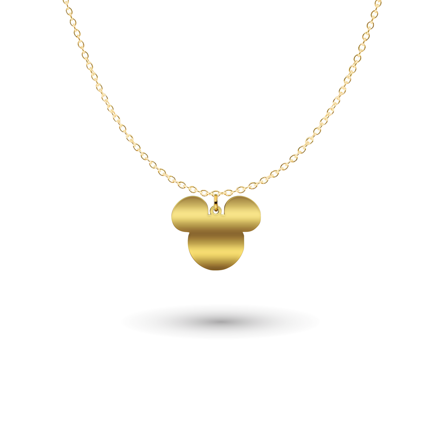 Necklace Mickey Minnie with engraving of your choice