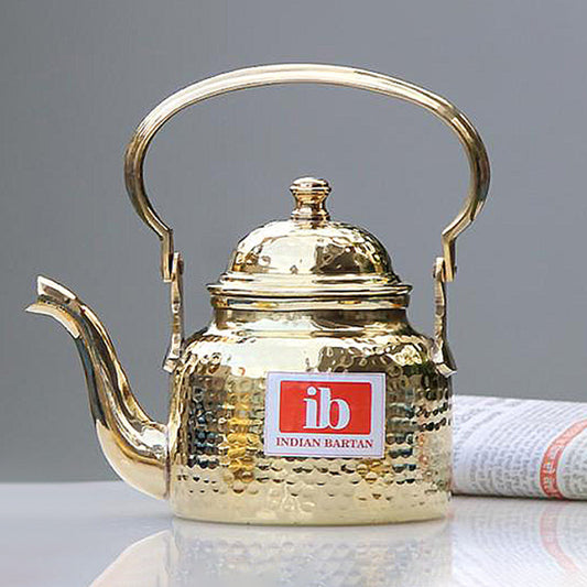 Brass Teapot Set – Indian Bartan