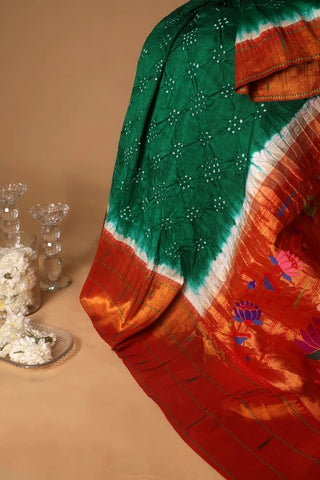 Banarasi Bandhani Sarees - Fusion of Elegance and Tradition - Sri Krishna Silks
