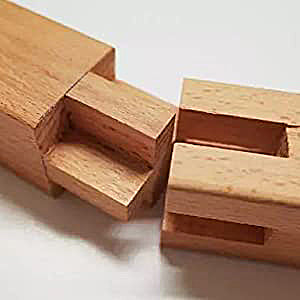 EZARC HRC60 Wood Chisel Set 6-Pack with Premium Wooden Case for Carpentry  Craftsman