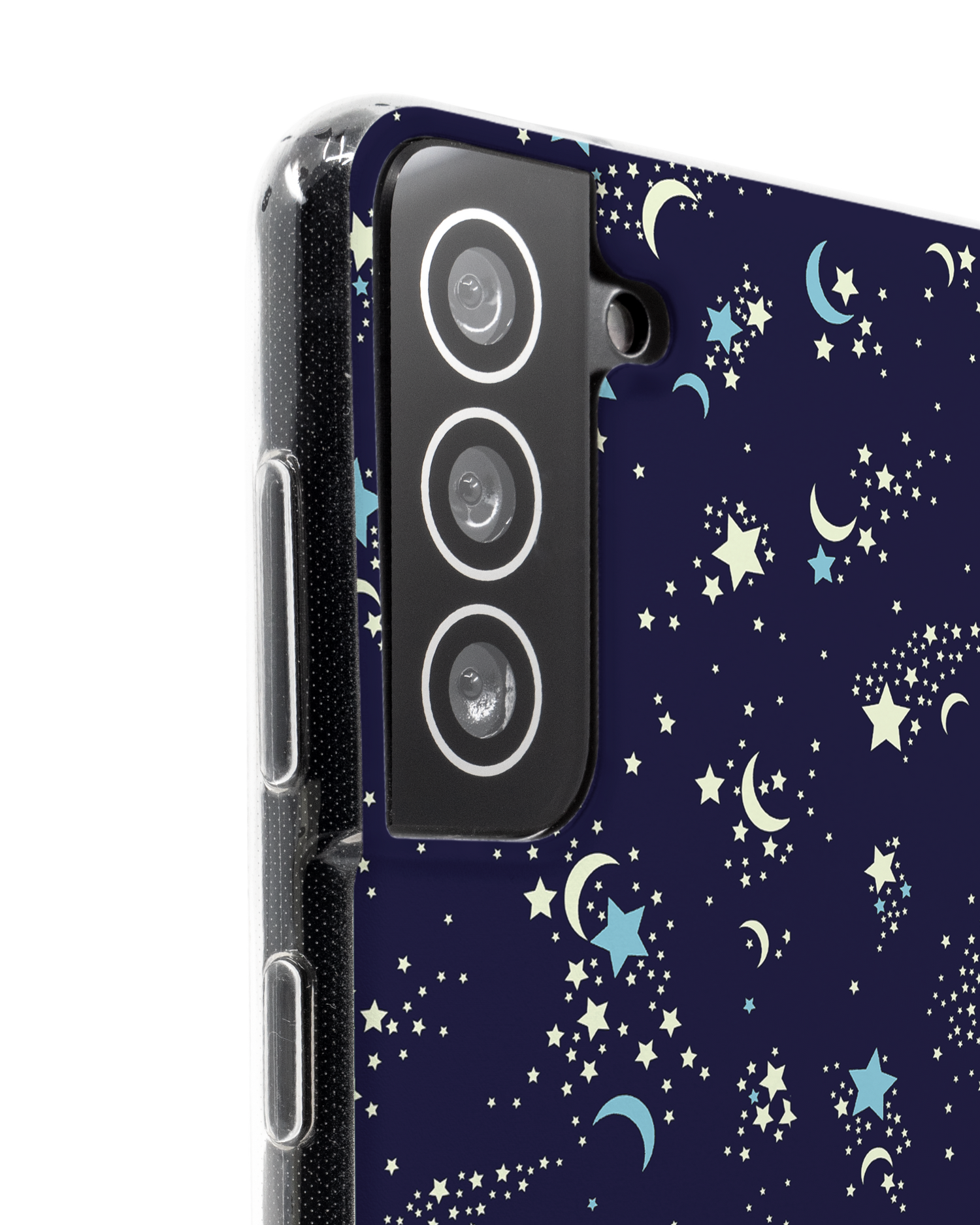 Mystical Pattern Silikon Handyhülle für Samsung Galaxy S21 Plus mit transparentem Rand