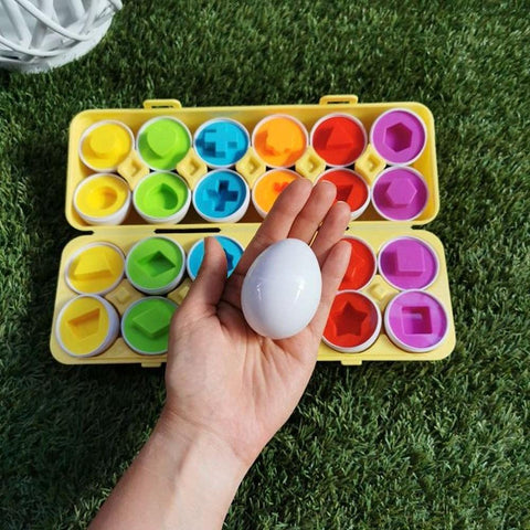 Oeufs de Pâques assortis Montessori – Project Montessori