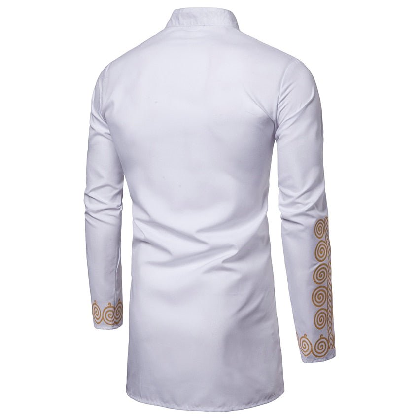 Ropa de bordado de camisa - Diseño tribal - Camisa de hombre - ENVÍO GRATIS  - ¡Compre ahora!