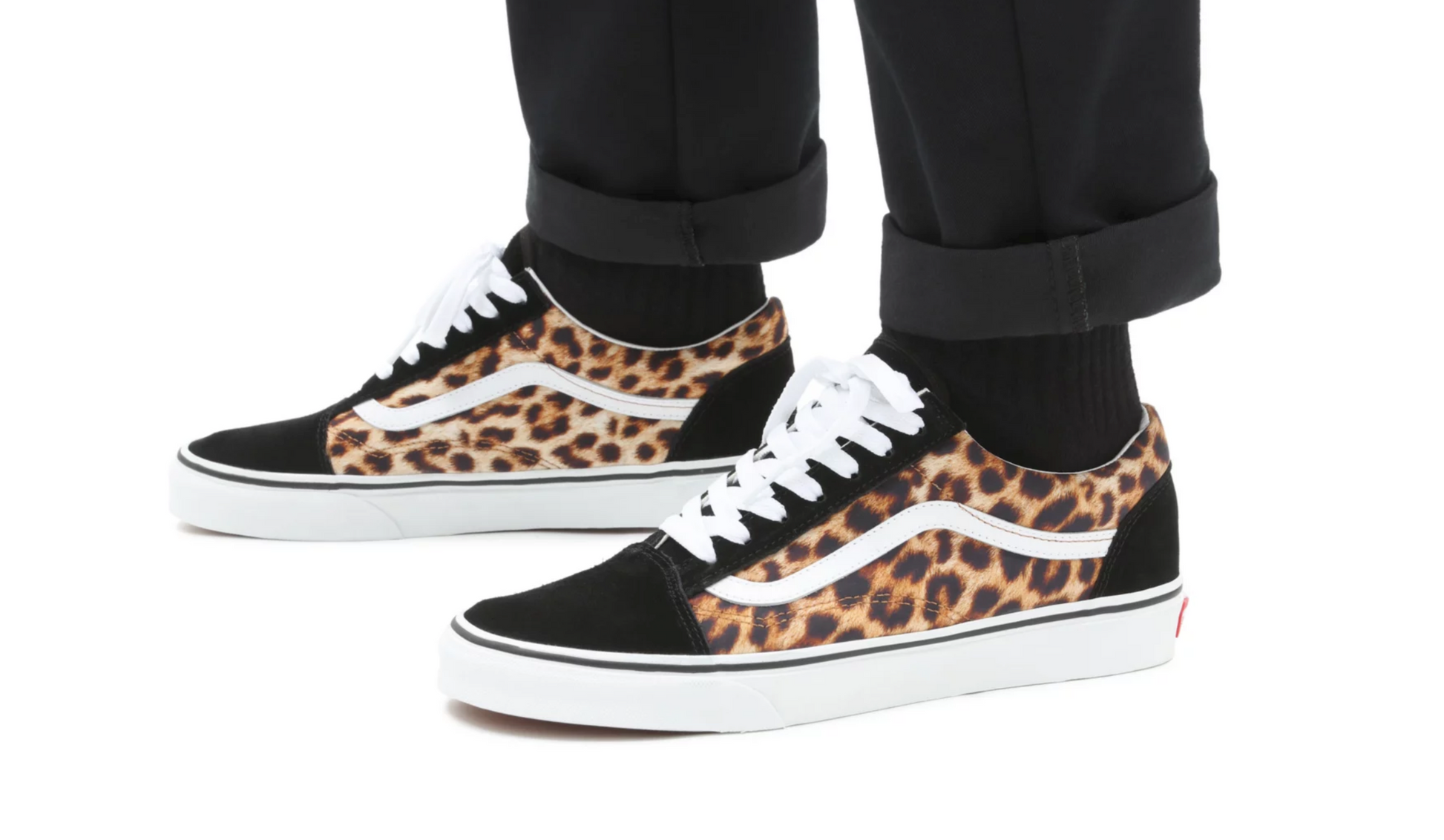 vans leopard skate shoe