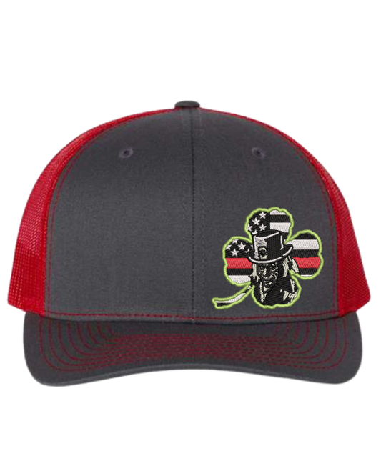 Tunnel Rats Silhouette Rat Red 6-Panel Fitted Cap