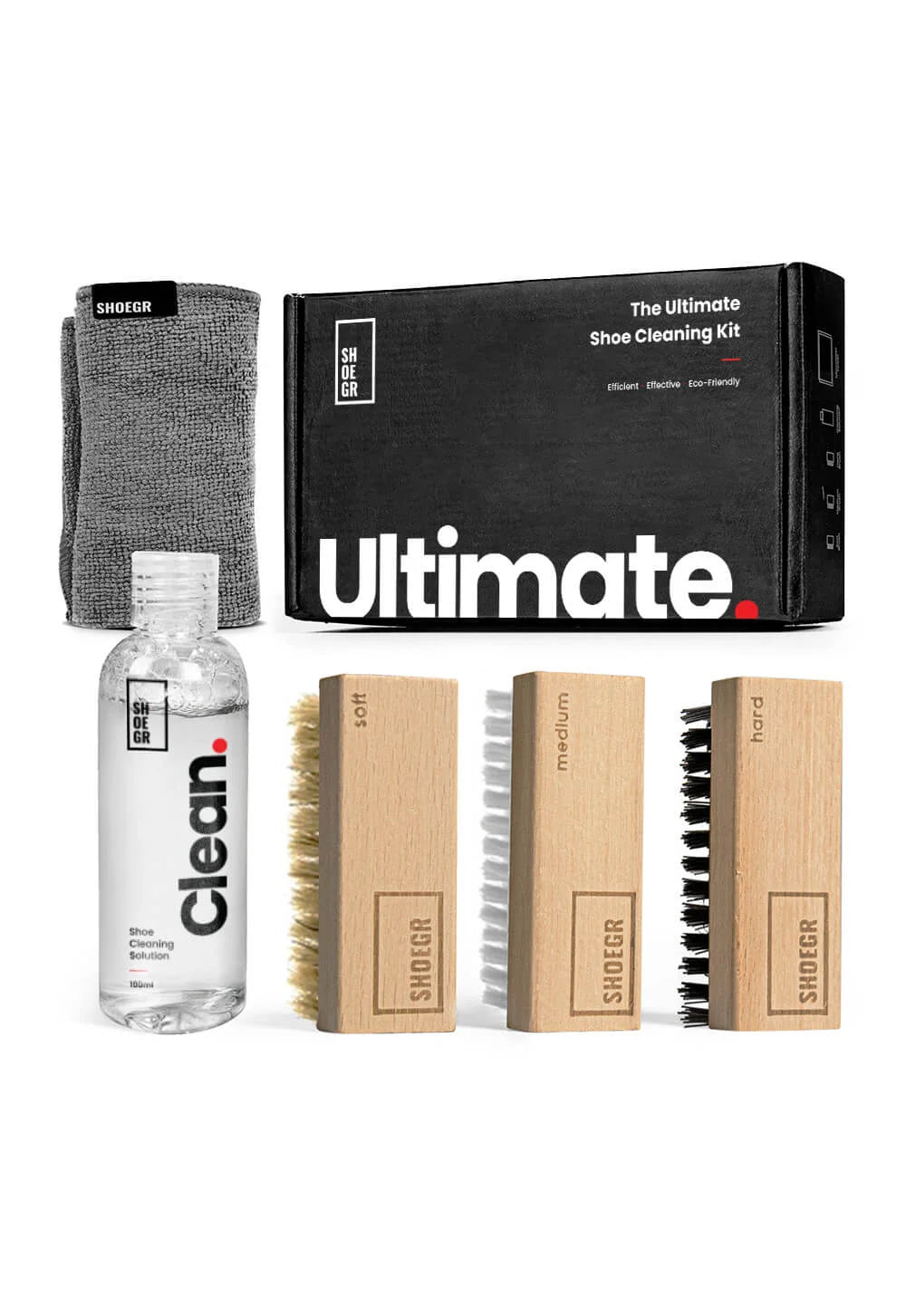 Ultimate cleaning kit for shoes and sneakers