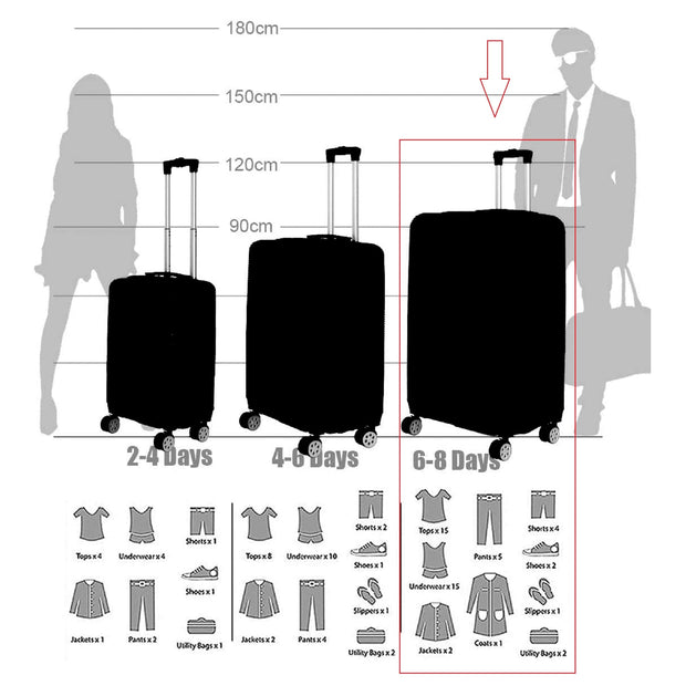 safari 28 inch trolley