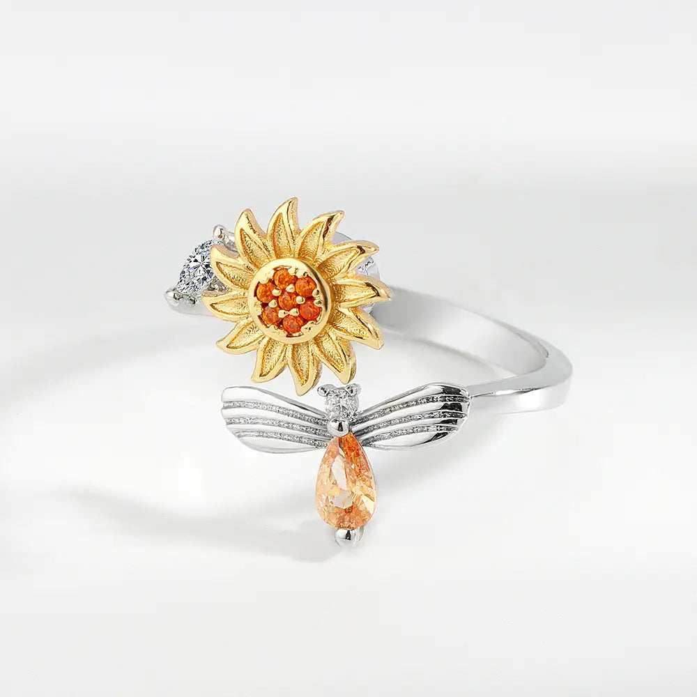 Sunflower Rotating Ring