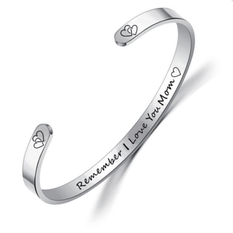 Personalized Stainless Steel C-shaped Bracelet Ring