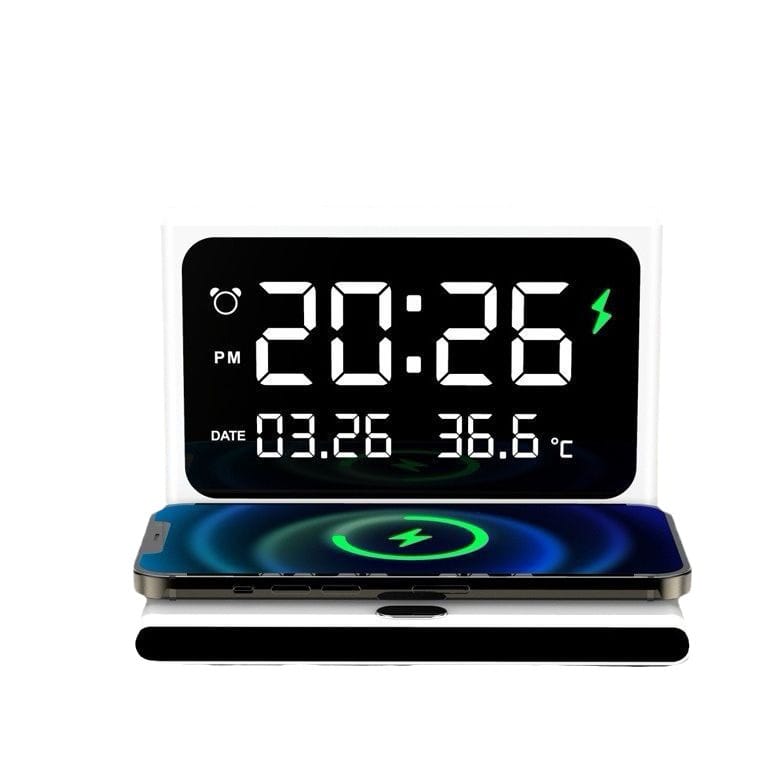 Wireless Charger Multi-functional Creative Six-in-one Portable Alarm Clock
