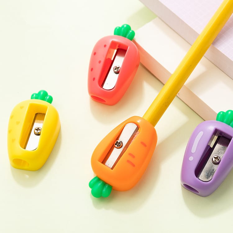 Cute Fruit and Vegetable Pencil Sharpener, Small Portable