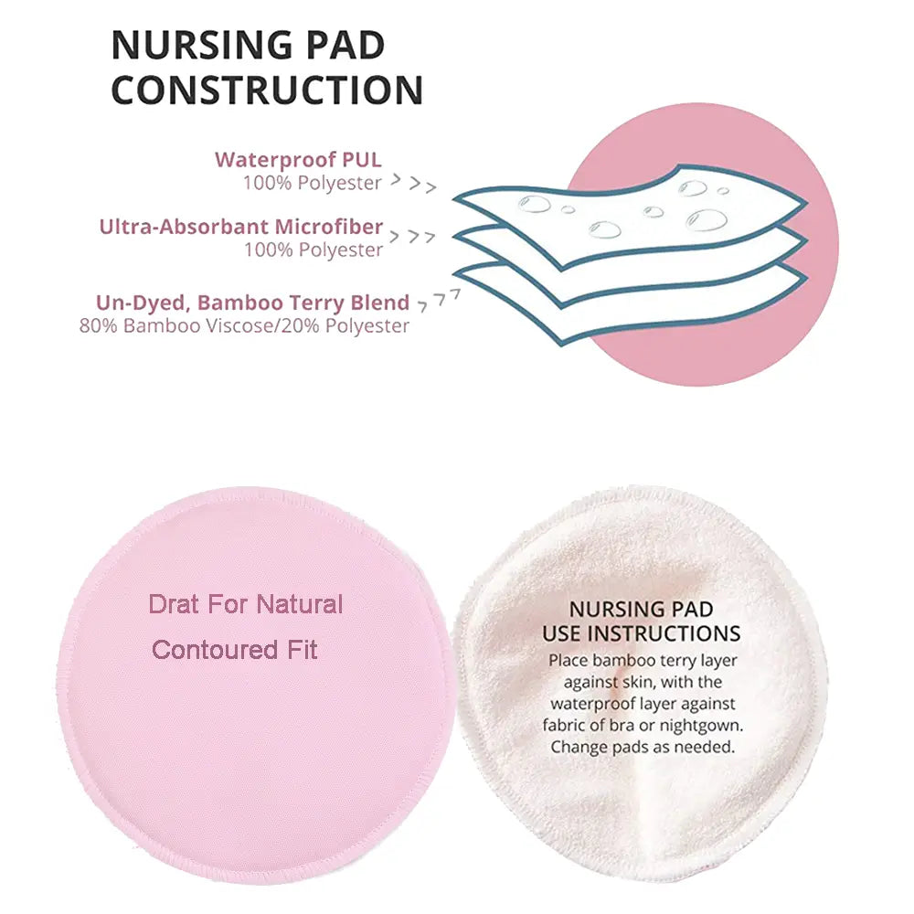 Nursing Breast Pads Breastfeeding Nipple Pad For Maternity Feeding Organic