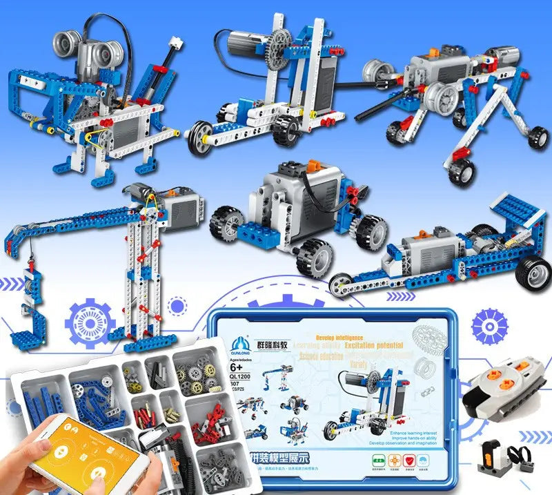 Science Educational Puzzle Building Blocks Robot for Kids