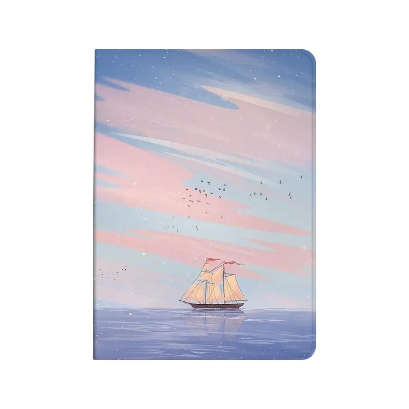 Dreamy Painting Style Silicone Sailing Cover