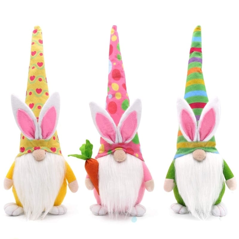 Easter Faceless Dwarf Carrot Doll