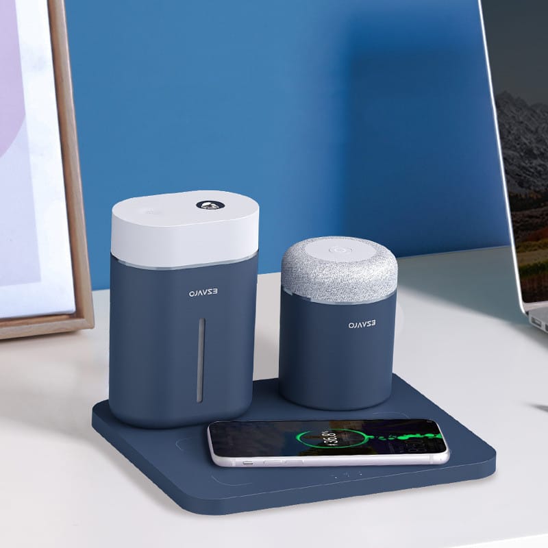 Upgraded Home Multi-function Wireless Charging Dock Station with Pat Light