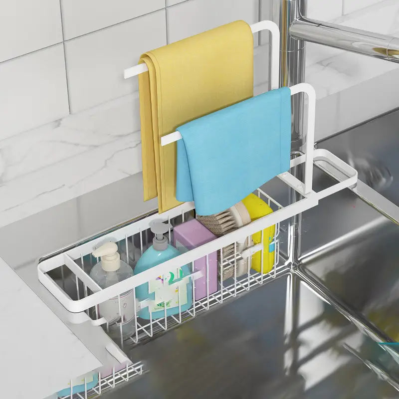 Kitchen Sink and Bathroom Storage Rack for Toilet Supplies