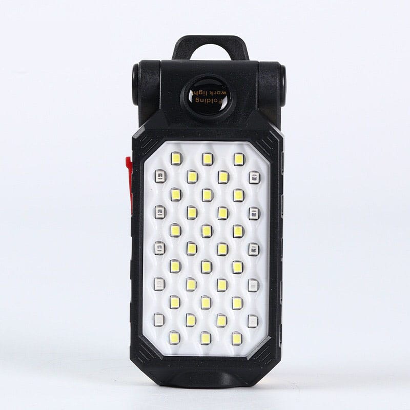 Folding USB Rechargeable Work Light - Portable Camping Lantern with Magnet