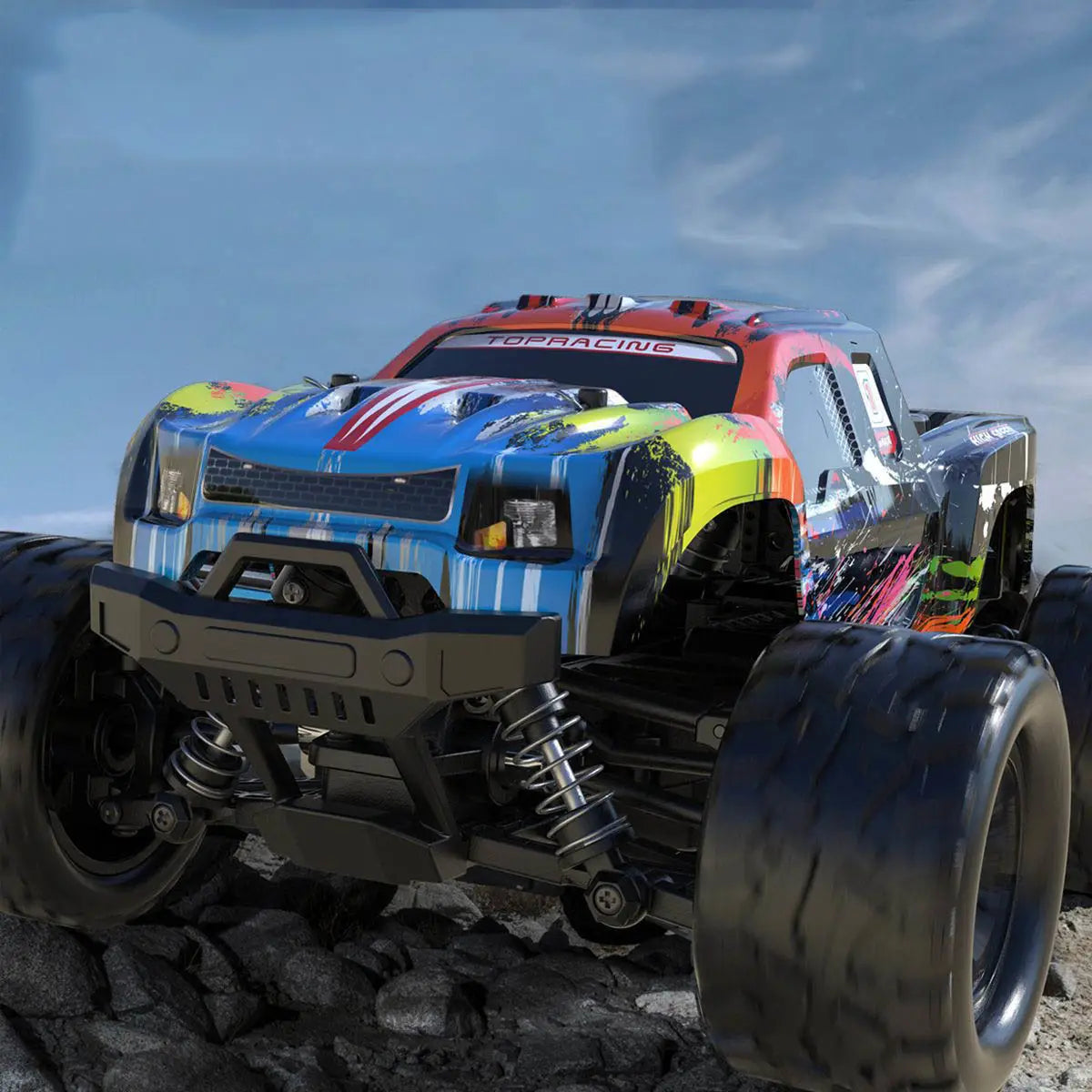 High-speed Bigfoot 4WD RC Car