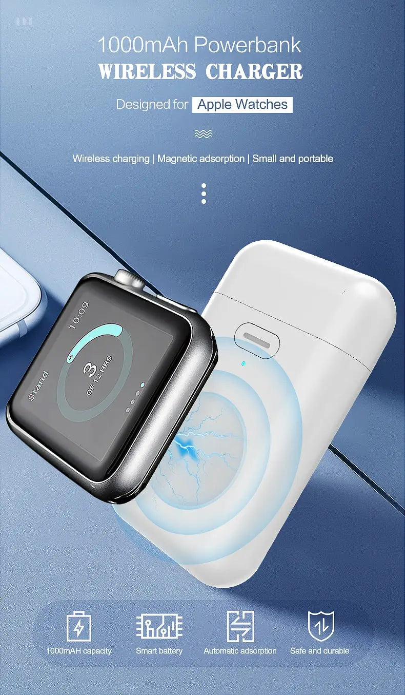 Compatible with Apple Wireless Charger Power Bank for iWatch