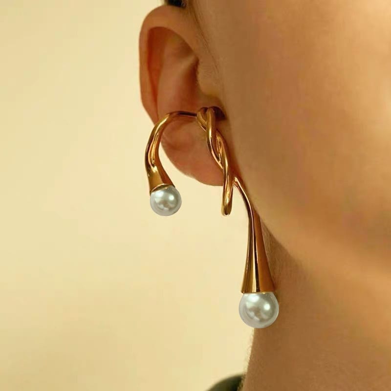 Pearl Ear Clip Earring