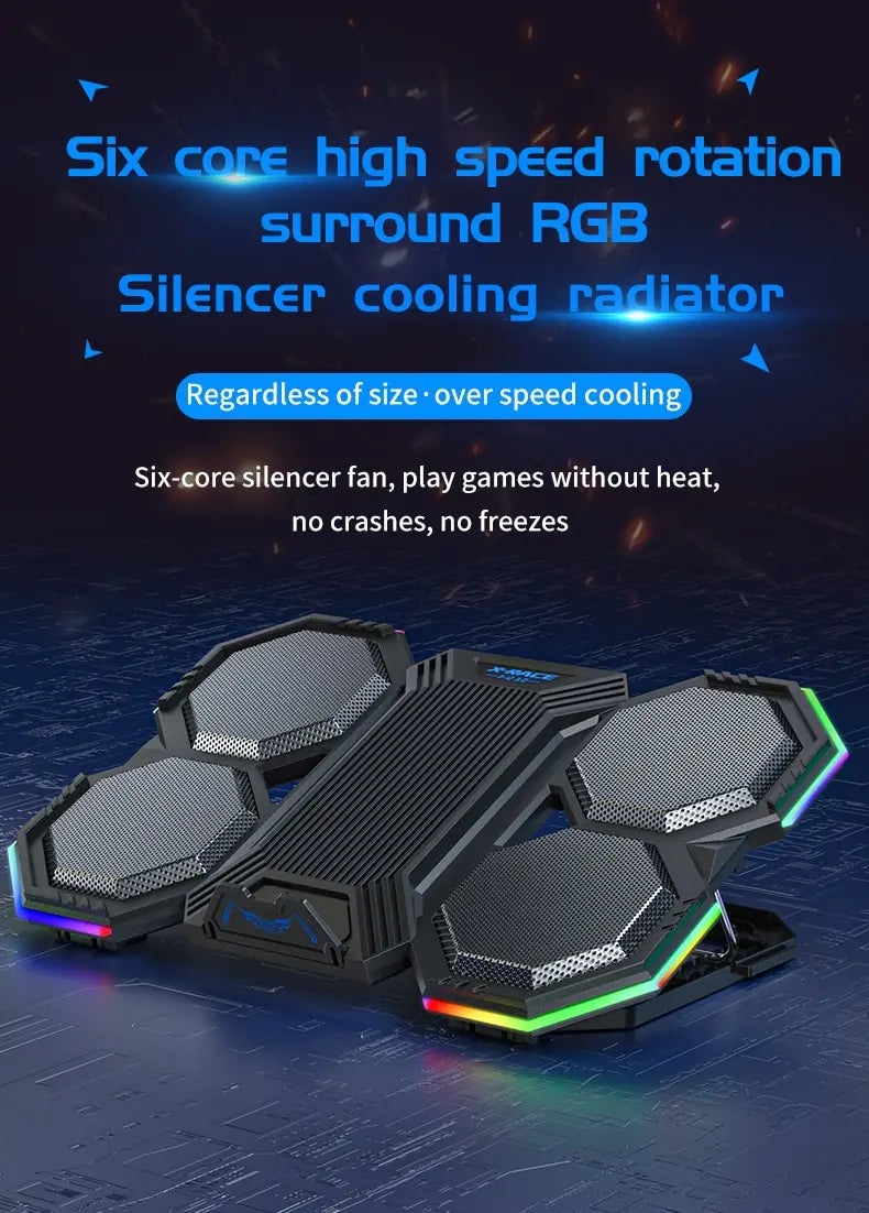 RGB Exhaust Fan Cooling Frame