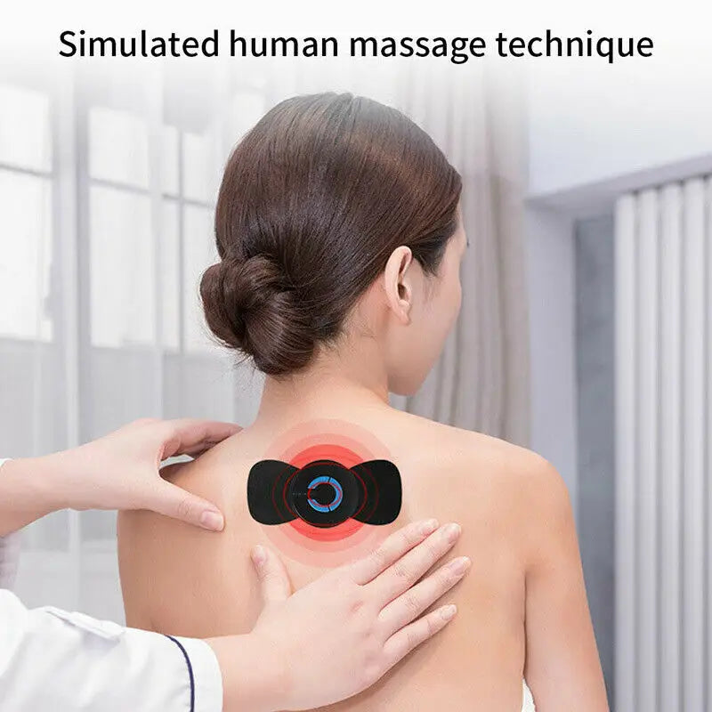 Electric Neck Massager with EMS Pulse & Portable Design